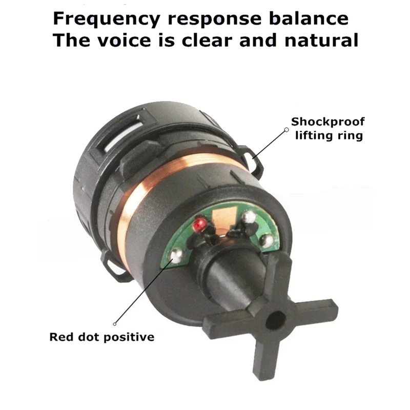 Large Diaphragm Dynamic Microphone Core, Microphone General Replacement , KTV Singing, High Fidelity Sound Quality N-M97C