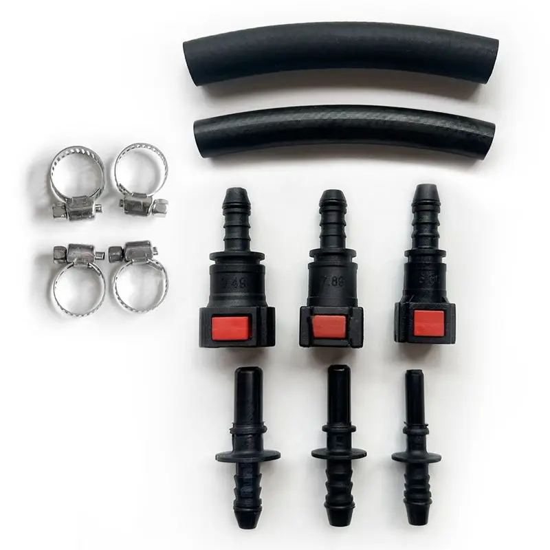 High-Quality Fuel Pressure Test Kit Fuel Pressure Gauge Fuel Injection Pump Pressure Tester Gauge Kit Black For Car, Motorcycle,