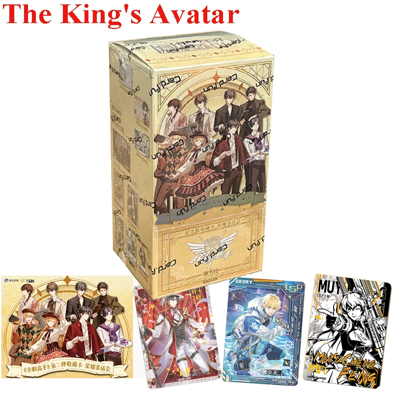 New Card.Fun The King\'s Avatar Collection Cards Anime Character Flash SSP Cards Playing Board Tcg Game Booster Box Kids Toy