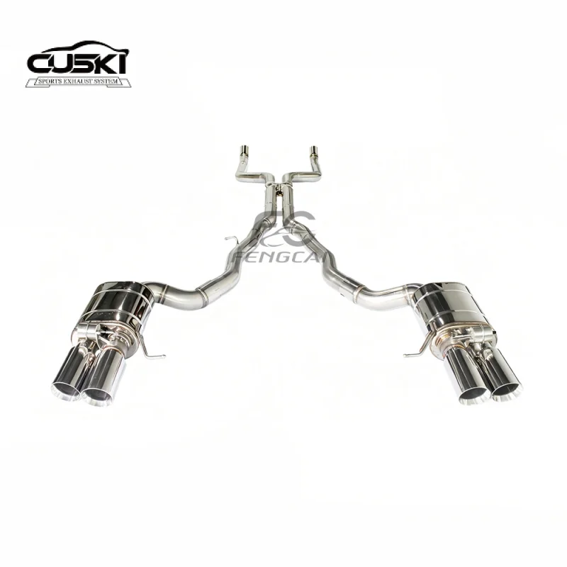 

Настраиваемая выхлопная система Catback для BMW 650/650i F06 F12 F13 Alpina B6 N63 4.0T 2011-2017 глушители с клапаном, выхлопные системы