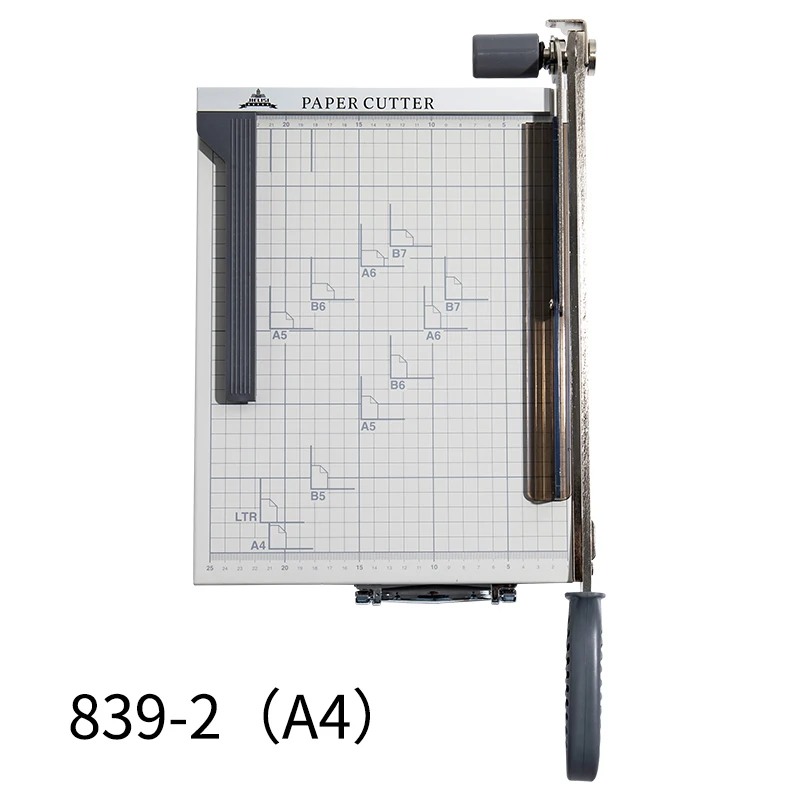 

Металлический резак для бумаги 829, резак для бумаги A4/A3, дизайн защитной полосы, нож из нержавеющей стали, тонкая шкала, портативный резак для бумаги