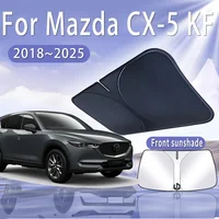 Parasol plegable para coche Mazda CX-5 KF 2018 ~ 2025 2020 2022, parasol para parabrisas delantero, aislamiento térmico, accesorios para automóviles de verano