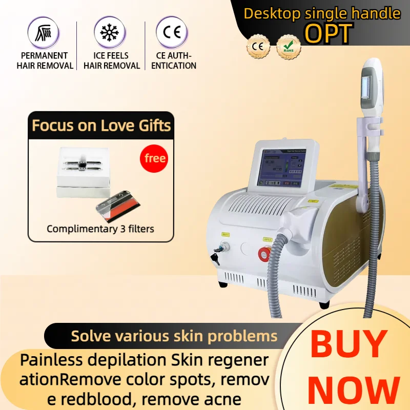 New Home Appliances IPL Hair Removal Tattoo Cleaning Anti-Aging Skincare Instrument OPT Lase-r Hair Removal Instrument