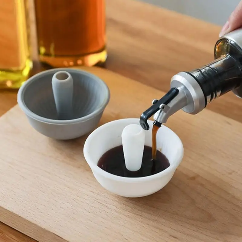 

Пищевые силиконы, кухонная воронка, герметичная конструкция для масляного соуса, переноса жидкости, легкая очистка, складной для