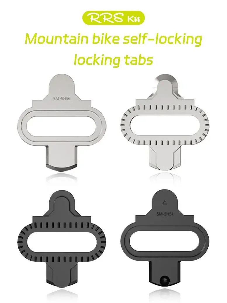 AliExpress rrskit Rrskit MTB Bike Pedal Cleats SH51 SH56 SPD Series Self-locking Mountain Bicycle Pedals Clips for M520 M8100