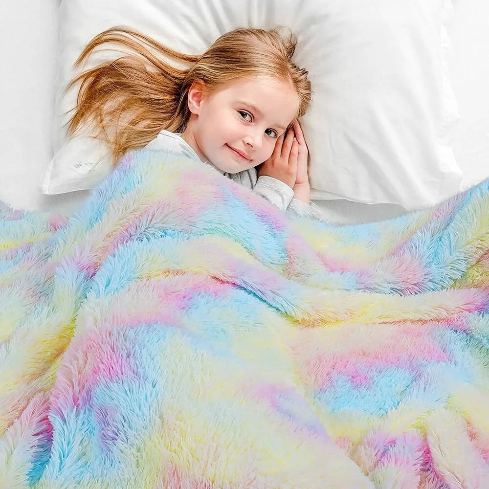 

Extra Soft Fuzzy Faux Fur Throw Blanket Solid Reversible Long Hair Shaggy Blanket Fluffy Cozy Plush Comfy Fleece Blankets