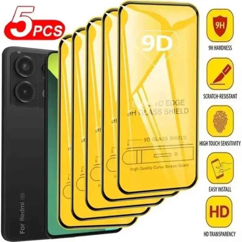 

HD Screen Protector For Xiaomi Redmi Note 14 13 12 8 9 10 11 15C 14C 10C 13C 12C A4 A5 A3 Pro 14S 12S 11S 10S Tempered Glass