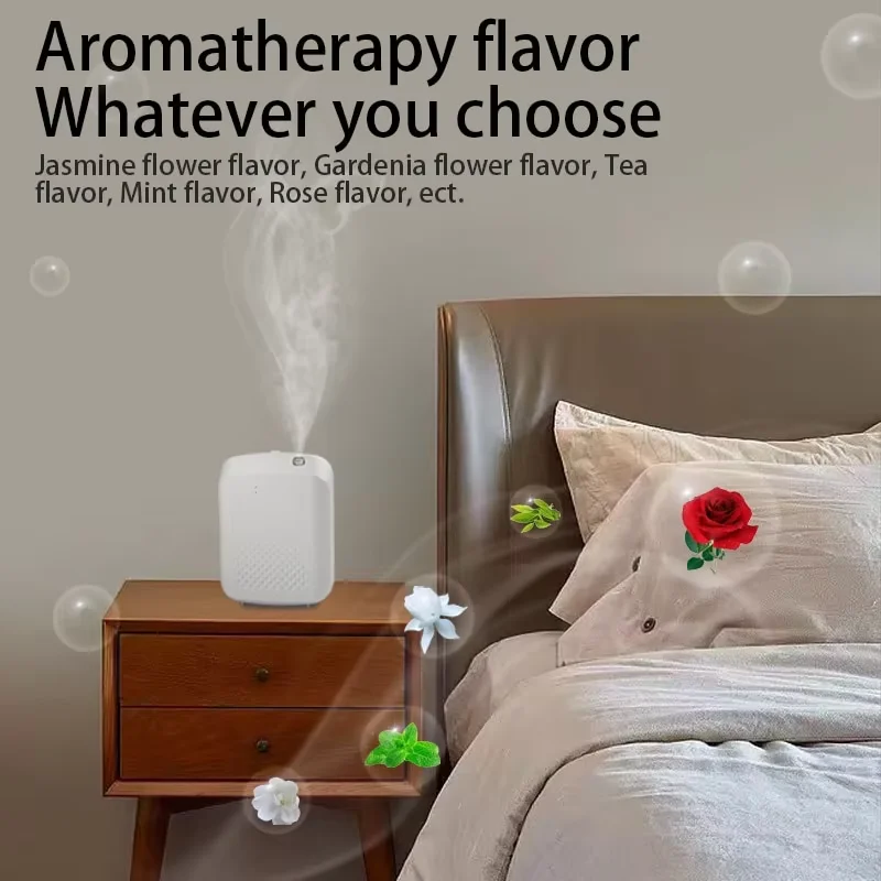 Picture 3: 1000CBM Electric Scent Diffuser Machine 400ML Fragrance Diffuser Waterless Button Control Scent Diffuser