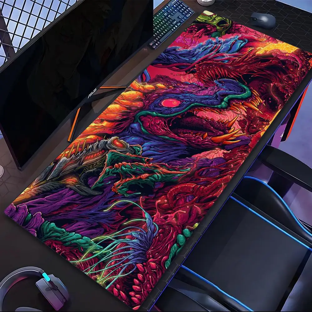 

Hyper Beast Mouse Pad Tablet mouse Pad Laptop xl desktop mouse mat cute HD printing Gaming keyboard pad csgo Player 90x40
