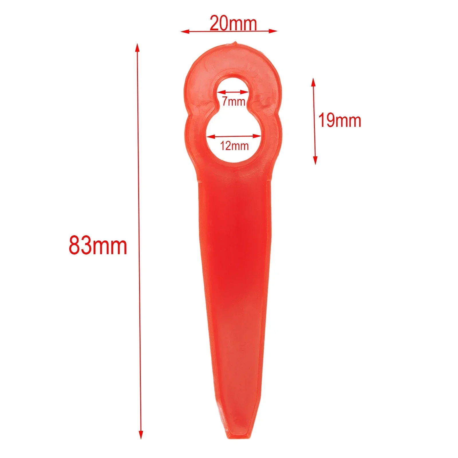 Set Plastic Blades 83MM Length Accessories For STIHL PolyCut 2-2 Grass Grass Trimmer Kits Fashion High Quality