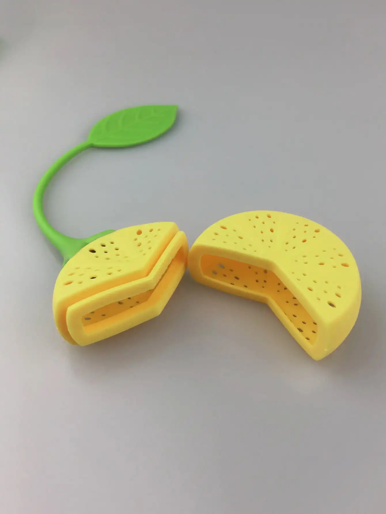 Lemon Loose Tea Leaf Strainer Herbal Spice Infuser Filter Diffuser Tea bag tea maker silicone tea infuser