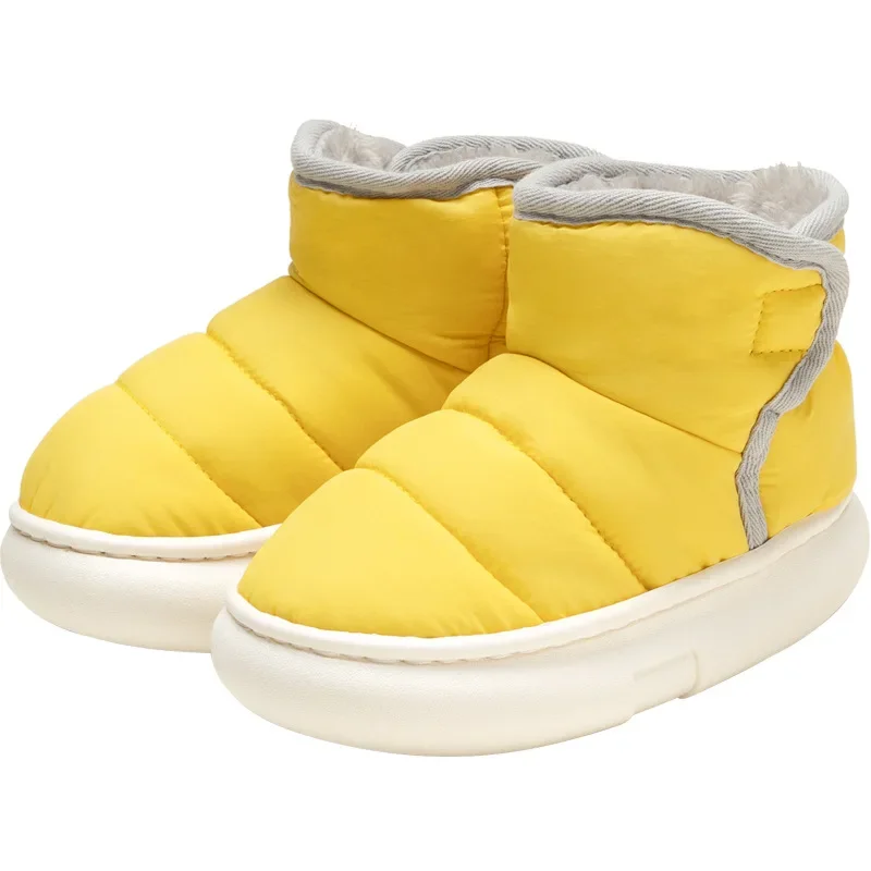 pantuflas Plush Child Cotton Shoe Winter New Plush Boy Snow Boots Girl House Shoes Warm Child Shoe Warm Padded Boot zapatos niña