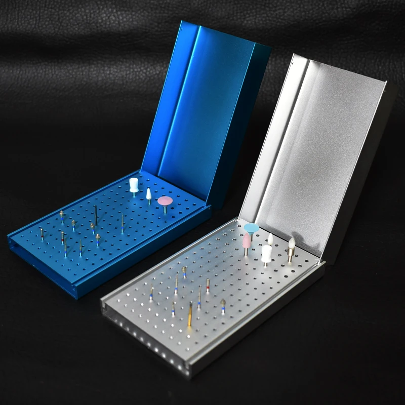 Dental 152 Holes Autoclave Endo Box Temperature Sterilizable For High/Low Speed Dental Burs Dentist  Instrument