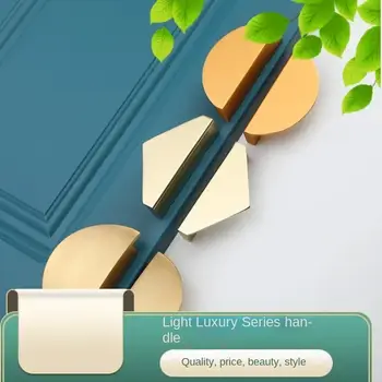 64MM zlaté půlměsícové kartáčované mosazné úchytky pro zásuvkové komody, kuchyňské skříňky, koupelnové nábytkové kování, zlaté úchytky pro zásuvky 10 nejlepší prodej úchytky a knoflíky zásuvek v kartáčované zlaté barvě - №6