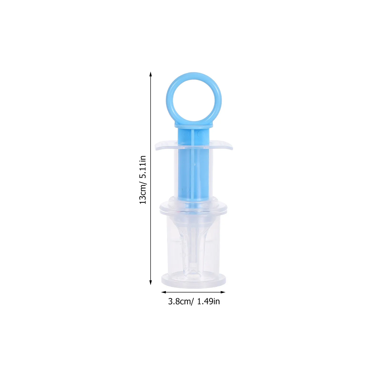 3 pcs Medicine Feeder Silicone Reusable Water Formula Feeding Tool Medicine Feeder White Pink Blue