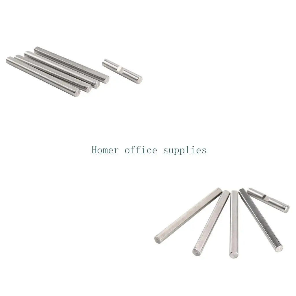 

K43B Voron 2.4 Motion Parts 4 Long+1 Short Bearing Steel Rod D Type Shaft Grind Flat Linear Round Length 30mm 60mm