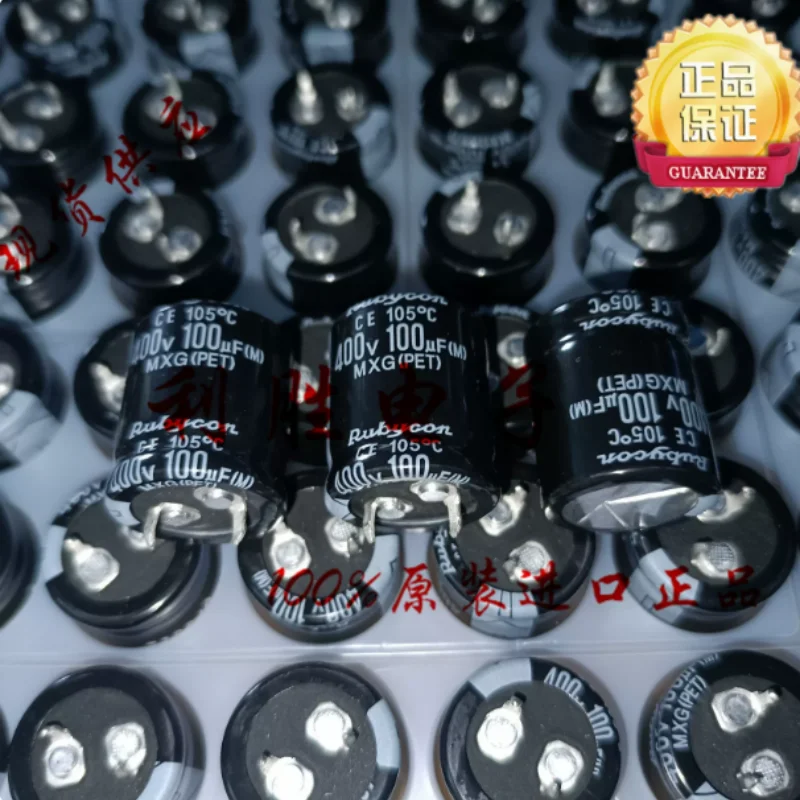 

5PCS-30PCS 100UF 400V Japanese RUBYCON Electrolytic Capacitor 400V100UF 22*25 MXG