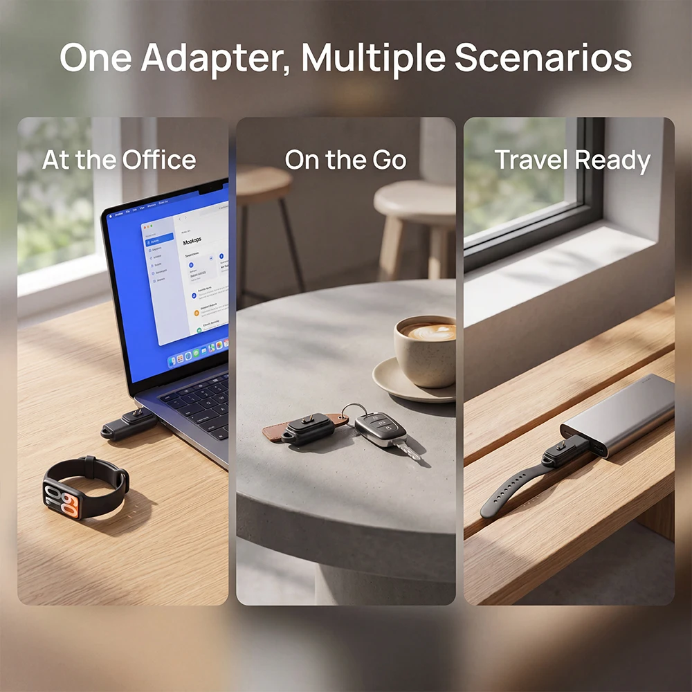 Charger Adapter for Xiaomi Band 10 9 8 Pro Redmi Watch 5 Active Lite Magnetic Portable Mini TypeC Charging Converter Accessories view 6