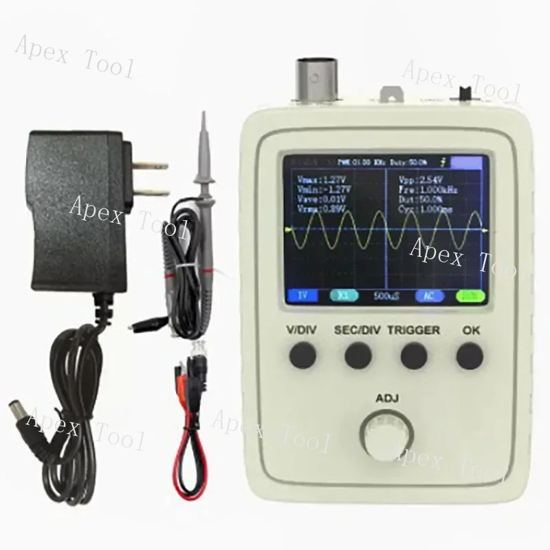 

DSO150 Oscilloscope Electronic Training Teaching With Probe And Power Supply