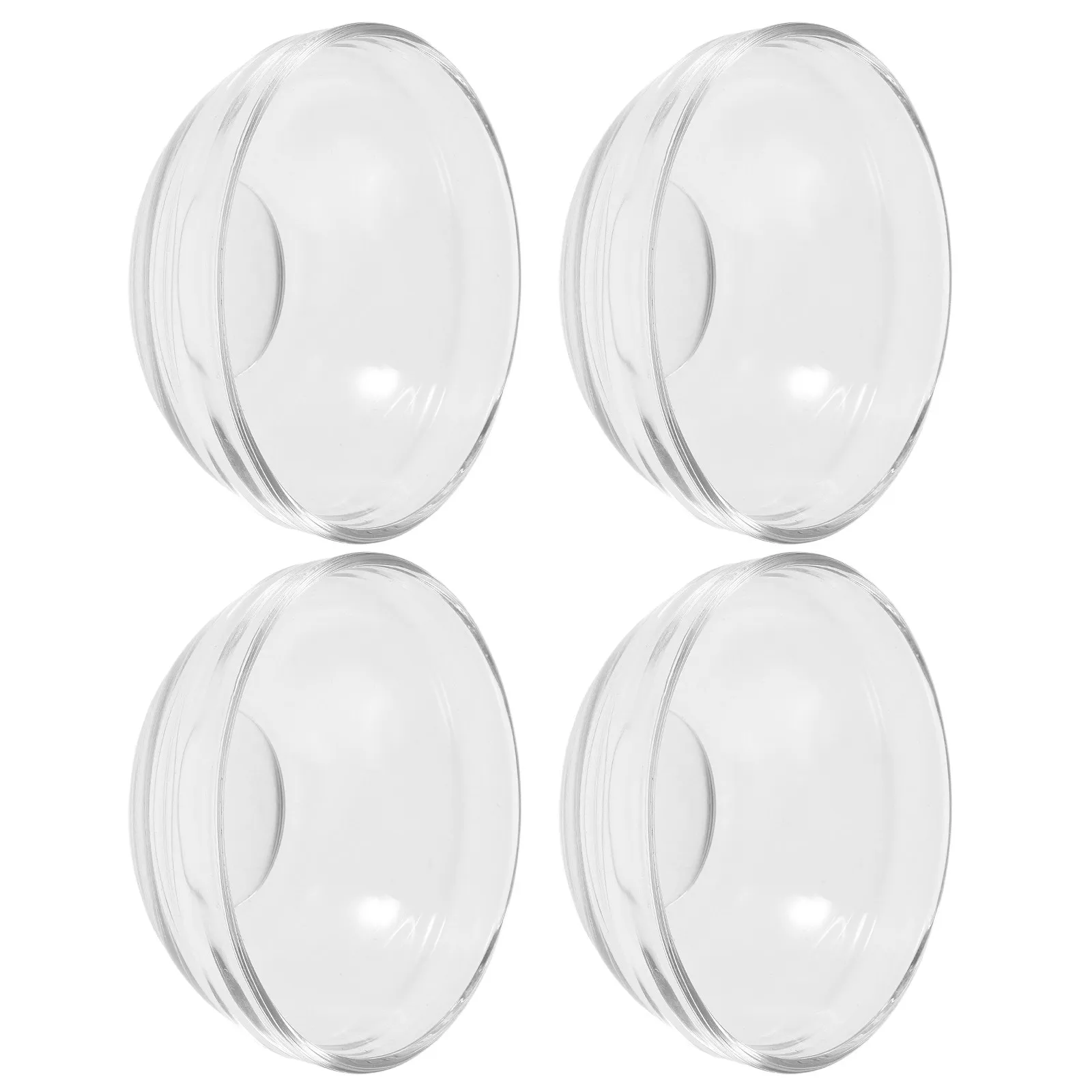 

4Pcs Mini Glass Bowls Small Clear Stackable Dipping Bowls for Soy Sauce Ketchup Oil Bread Dip Parties Meal Prep Ingredient