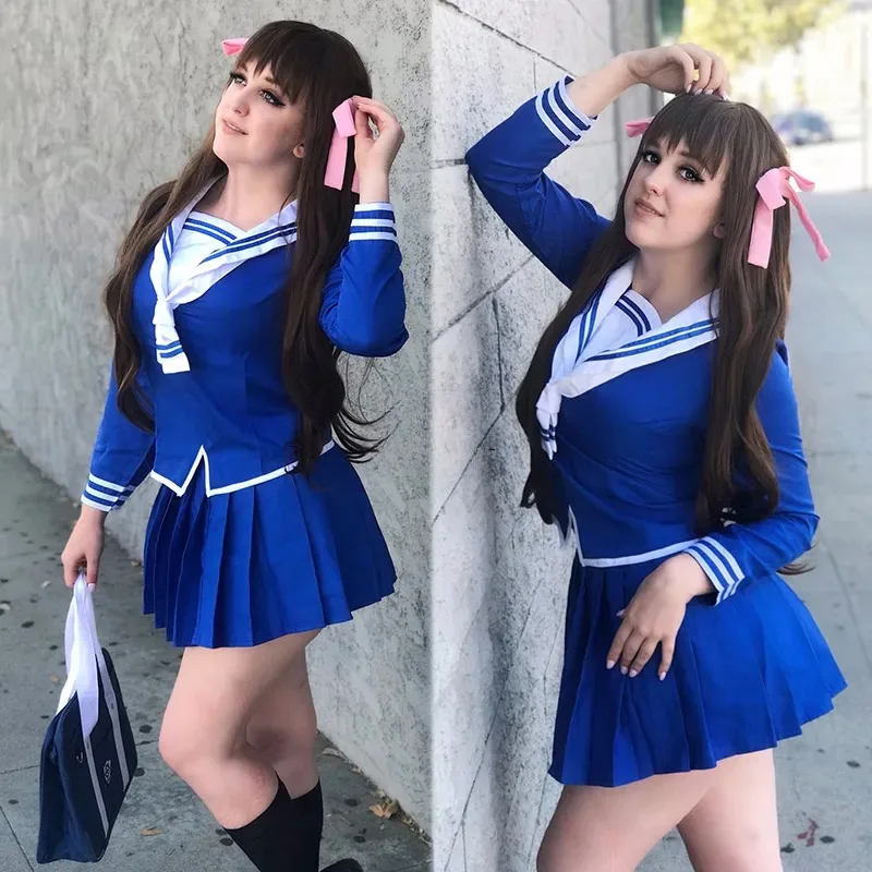 Аниме Корзина с фруктами Тору Хонда Косплей Костюм Школьная форма JK Полный комплект Матроские костюмы Карнавальные вечерние наряды для девочек