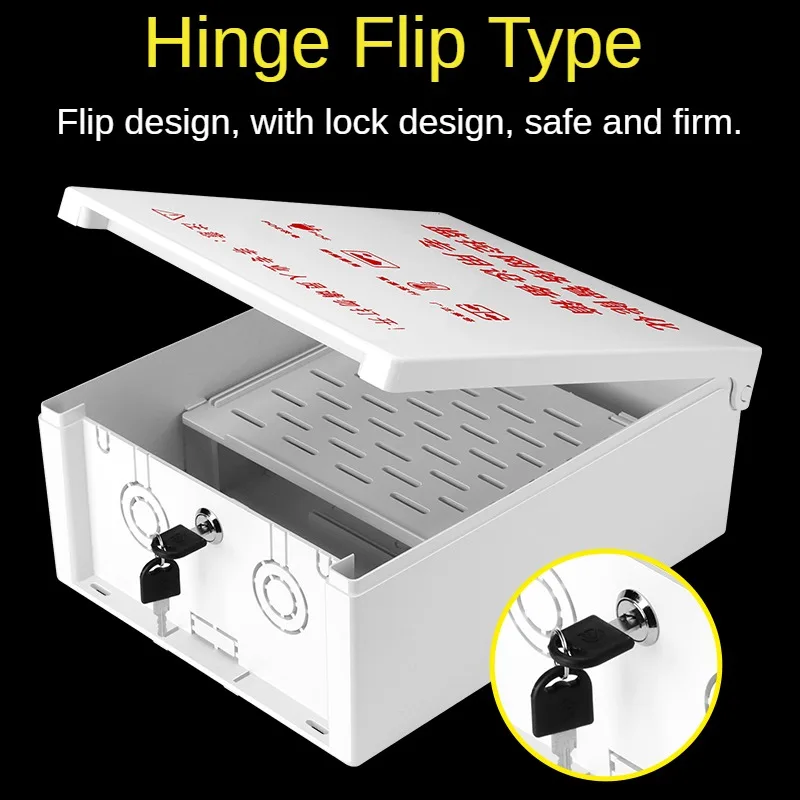 Plastic Waterproof Enclosure Case with Lock, Rainproof Enclosure Box with Lock, Electrical Enclosure Case, Waterproof Sealed Box