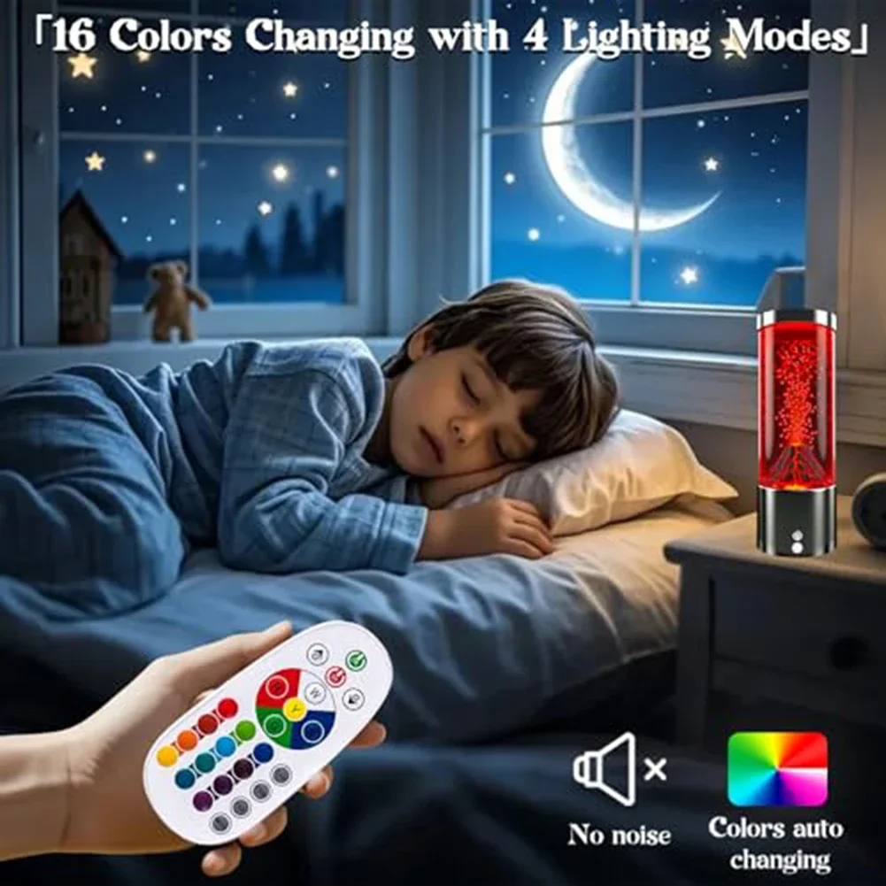 Color Changing Desk Lamp with 16 Colors and 4 Modes Including Fade Flash Smooth and Pulse USB Powered for Convenience