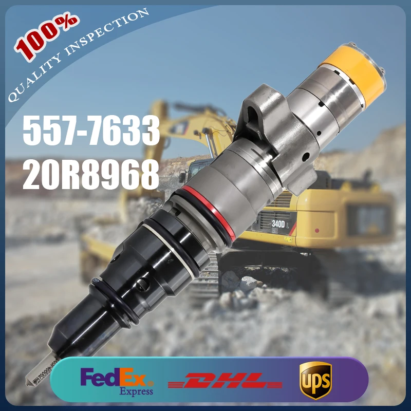

High Quality Common Rail Fuel Injector 557-7633 20R-8968 20R-8064 Diesel Engine Parts for Caterpillar Series C9