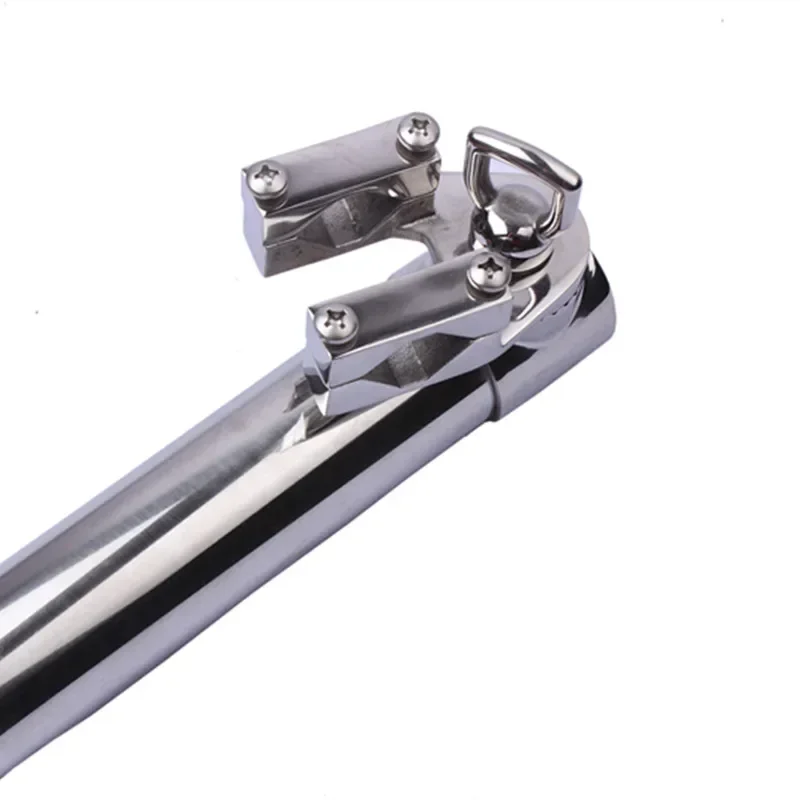 حامل قضيب صيد القارب، 316 من الفولاذ المقاوم للصدأ، مشبك، جراب قضيب اليخوت البحري، أداة صيد السمك، جودة عالية، 1 بوصة