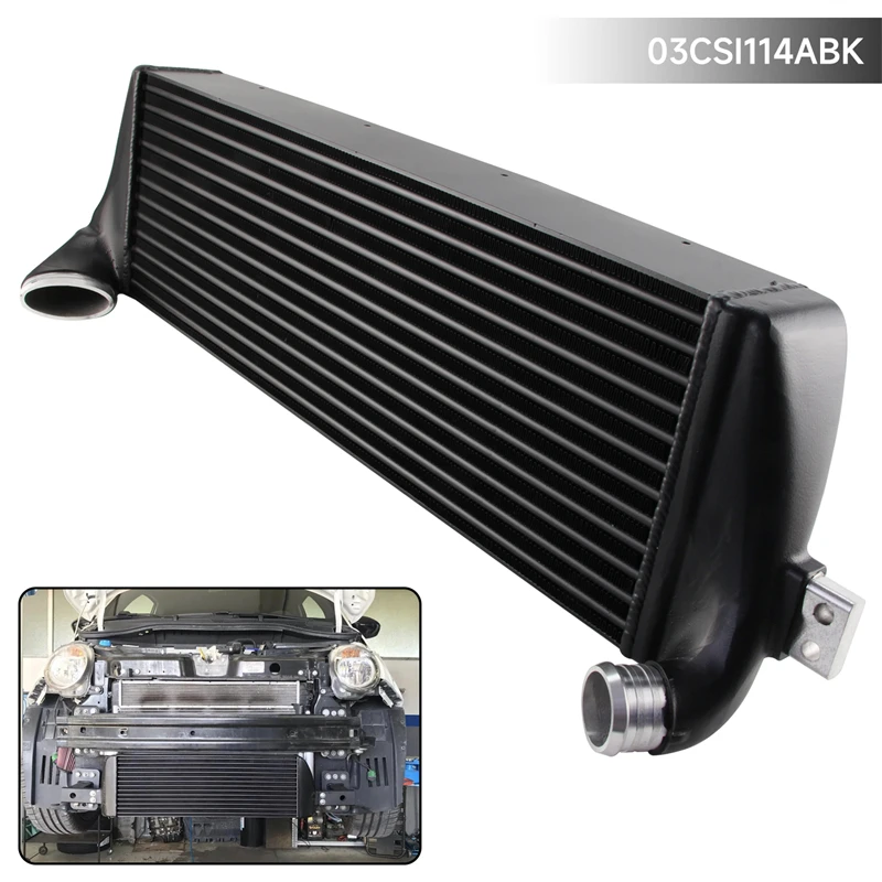 Intercooler Competition For Fiat 500 Abarth 1.4 Turbo 99 KW/135 PS 2008+ Black