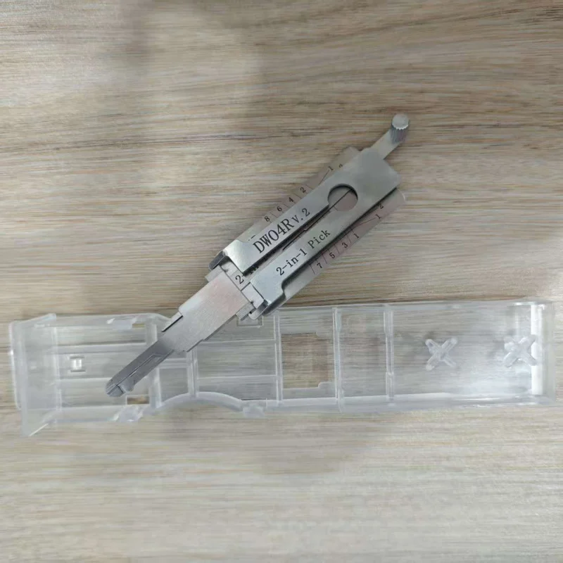 

DW04R 2 IN1 Stainless Steel Key Decoder Pickup Tool Hand Tool O-ring Hook Pickup Locksmith Tools for Daewoo Chevrolet Chevy Lova