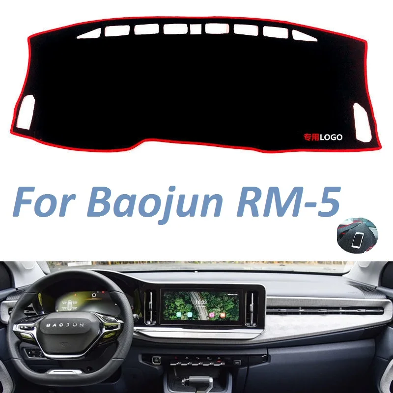 For Baojun RM-5 Left Right Hand Drive NonSlip Dashboard Cover Mat Instrument Carpet Car Accessories