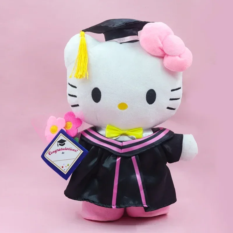

25 см мультфильм Cinnamoroll Dr. Плюшевая кукла Bone Kuromi, плюшевая игрушка в стиле аниме, подарок на выпускной для детей (девочек), подарок на день рождения