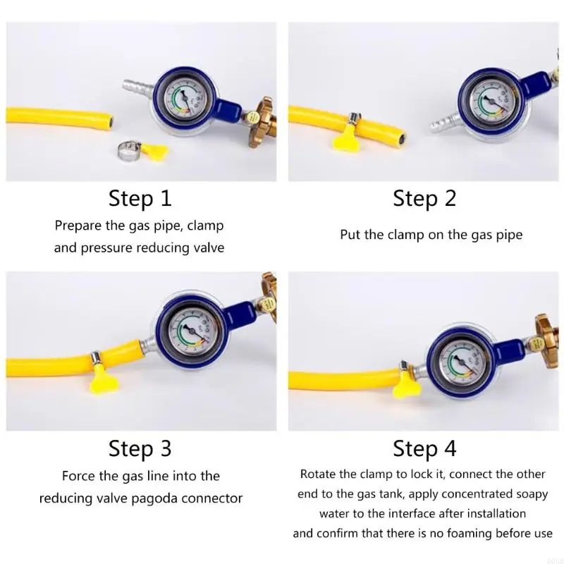 D0AB صمامات منظم ضغط الغاز القابل للتعديل مع دليل انفجارات السلامة