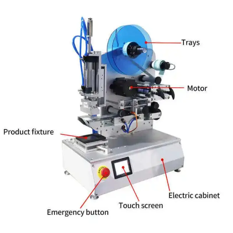 

Hot Selling Semi-automatic Plane Labeling Machine High Precision Labeling Machine Top Labeling Machine