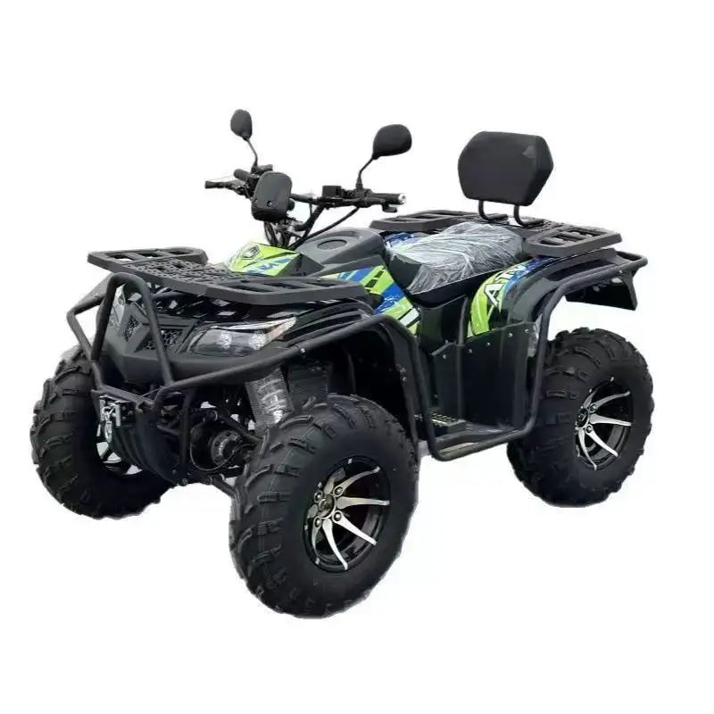 8000w 72V 100A Lithium Battery Adult Electric ATV 4x4 New Shaft Drive Quad Bike Cuatrimotos Automatic with Towing Winch