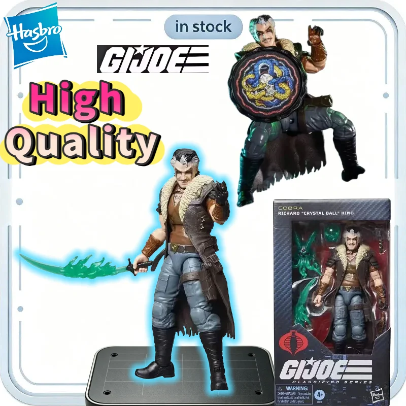 【IN STOCK】Hasbro G.I. Joe Classified Series 159 COBRA Richard 'Crystal Ball' King Action Figure Collection Toys Ornaments