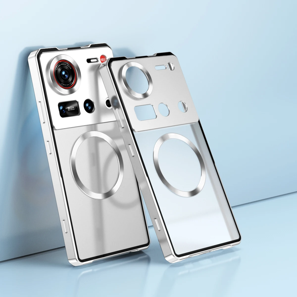 

Shockproof Metal Armor Case For Nubia Z70 Ultra Case Magsafe Aluminum Frame Matte PC Cover Funda For Nubia Z70S Ultra Case