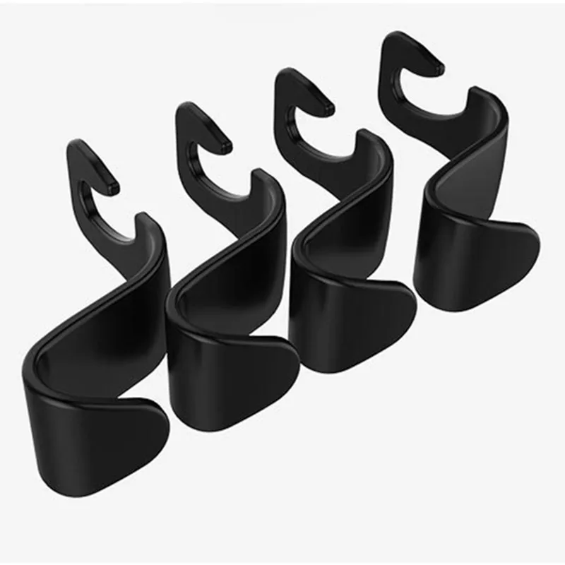 2/4pcs Car Rear Seat Hook Back Seat Hidden Car Seat Hanger Multi-function Storage Ornaments Car Interior Accessories