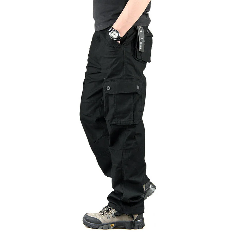 

Men Military Tactical Trousers High Quality Multi-Pockets Cargo Pants Outdoor Hiking Climbing Sweatpants Pantalon Hombre Size 44