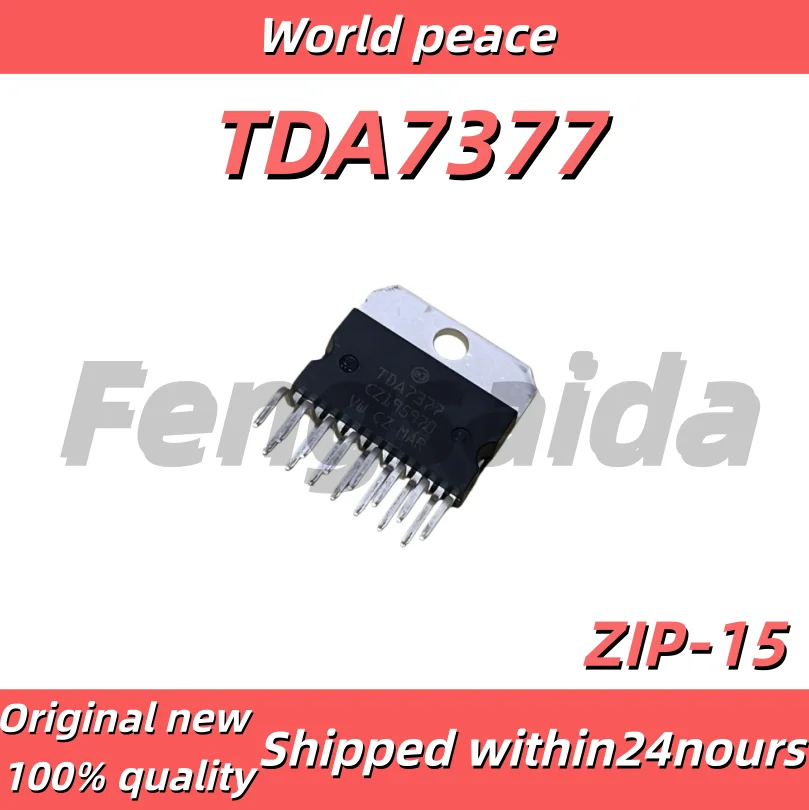 (1-10 piezas) 100% nuevo y original TDA7377 TDA7377 DIP-15 amplificador de potencia para radio de coche