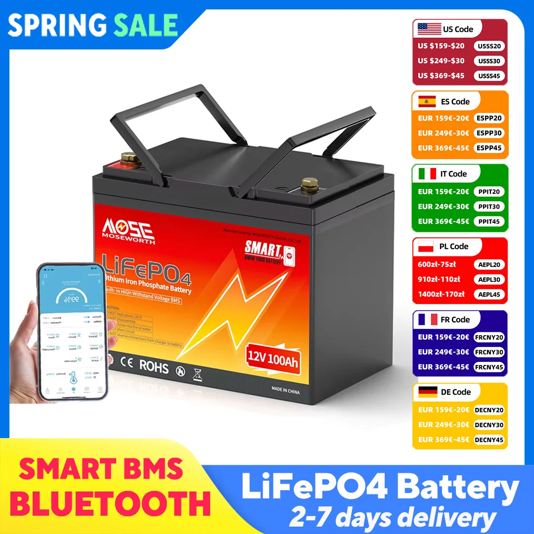 Moseworth 12V 100Ah…