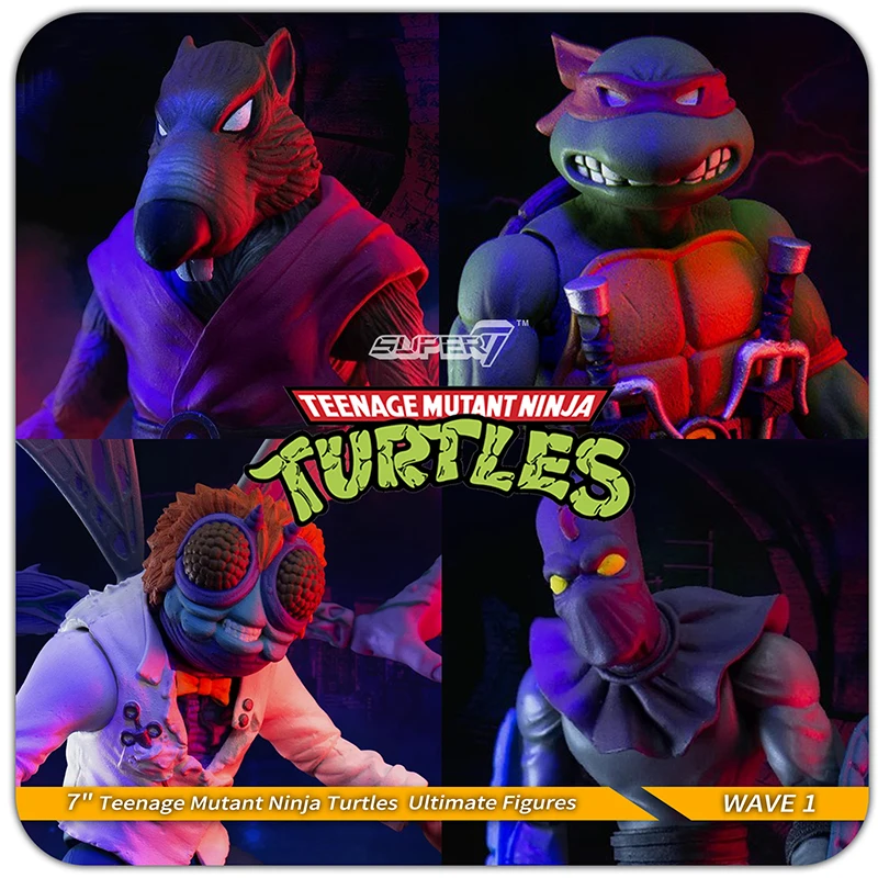 

Original Super7 Teenage Mutant Ninja Turtles Ultimates Splinter Figure Posable Action Figres Toys Model Toys Limited Collection