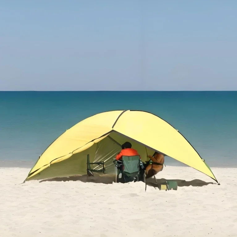 

outdoor temporary shelter tent portable beach camping sun shade folding rainproof tent