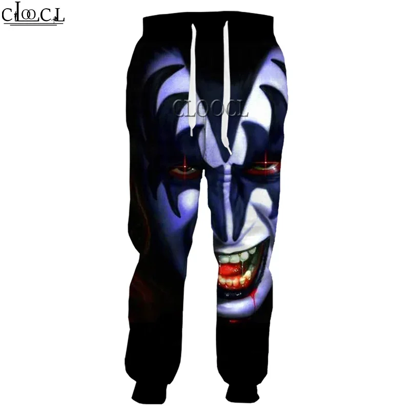 CLOOCL  Rock Singer KISS Band 3D Print Fashion Men Women Sweatpants Casual Harajuku Autumn Trousers Drop Shipping