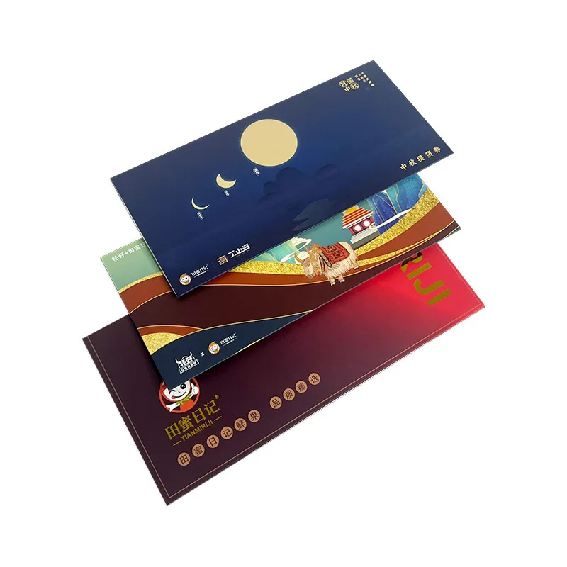 Customized High-end Envelopes Postcards Small Batch Printing Western and Design Stamping Invitation Cards Love