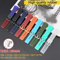 Watch Strap for Casio G-SHOCK GM-110 GA-100/110/120 GA-700 GD-100 GAL-100 GW-8900 Men Sport Silicone Rubber Wrist Band Bracelet