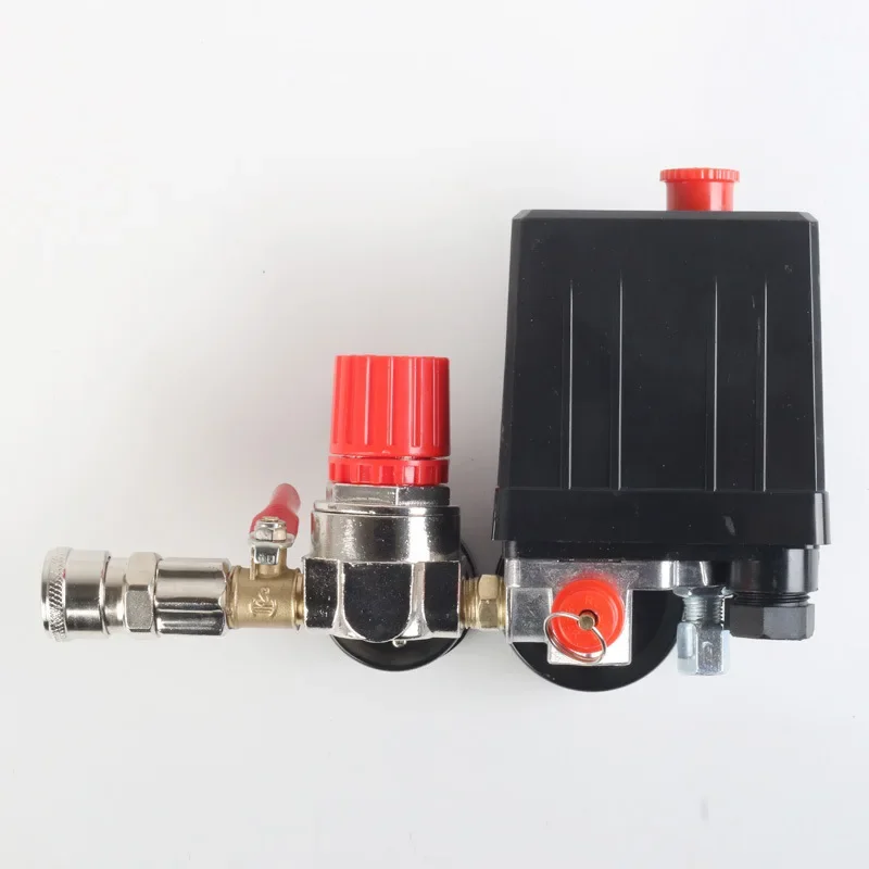 Air Compressor Air Pump Accessories Three-hole Pneumatic Pressure Regulating Valve 120PSI Pressure Reducing Valve 220V