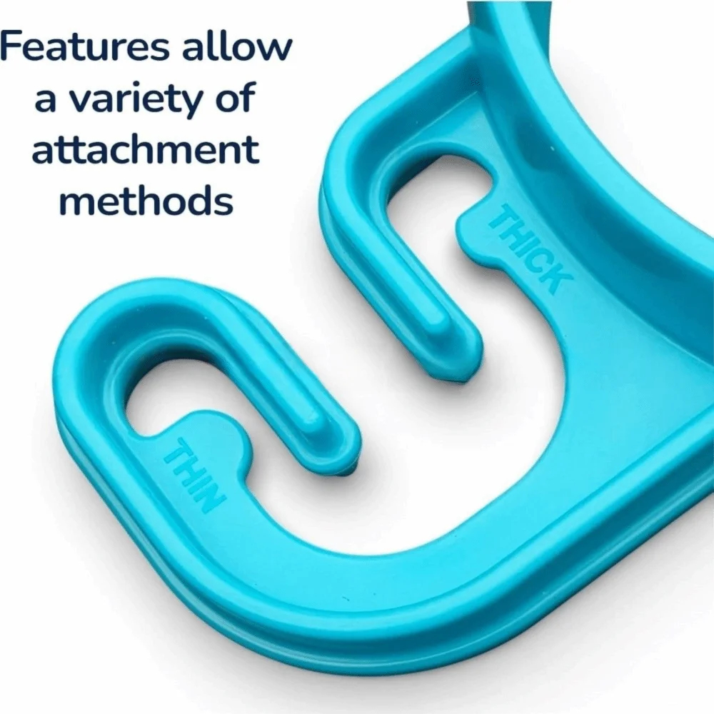 2Pcs Plastic Pickleball Ball Holder Hanging Easy to Install Pickleball Ball Bracket Pickleball Net Clamp Pickleball Accessories