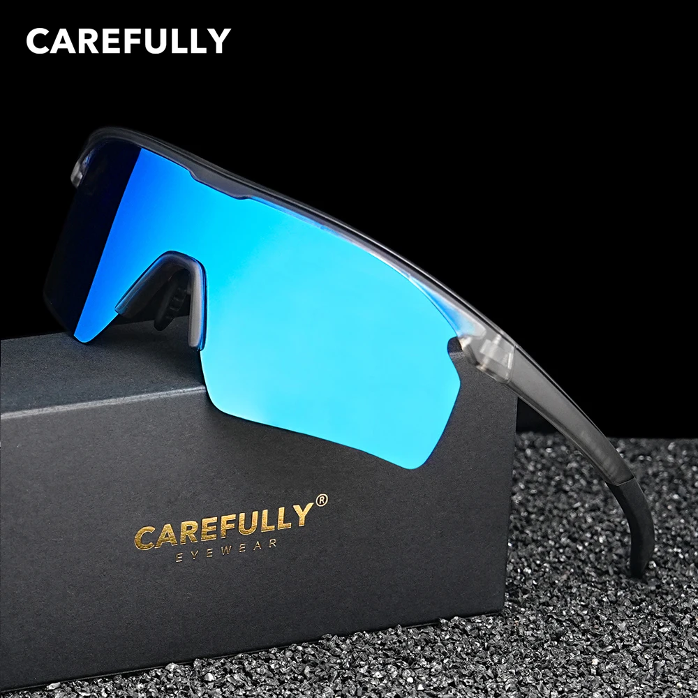 نظارات شمسية للرجال لركوب الدراجات في اتجاه دقيق UV400 نظارات مستقطبة للدراجة في الهواء الطلق نظارات رياضية